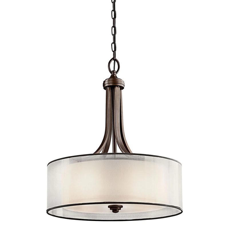 Kichler Lacey 4 Light Pendant Mission Bronze 42385MIZ