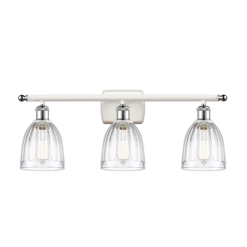 Innovations Lighting Brookfield 3 Light Bath Vanity Light Part Of The Ballston Collection 516-3W-WPC-G442