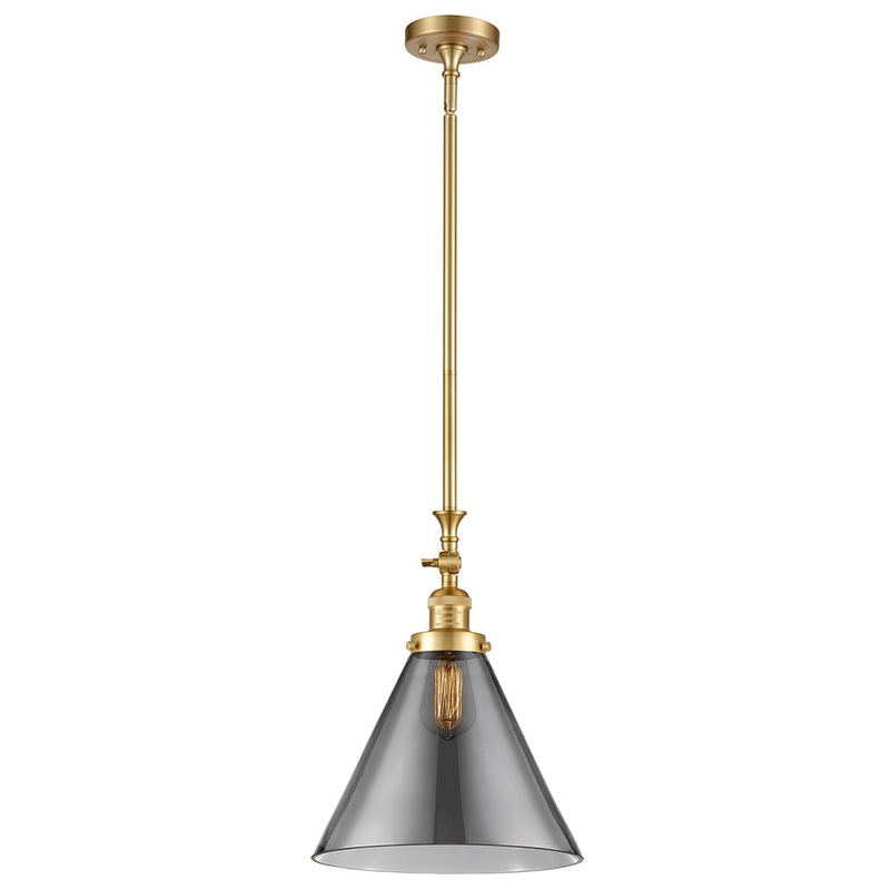 Innovations Lighting X-Large Cone 1 Light Mini Pendant Part Of The Franklin Restoration Collection 206-SG-G43-L-LED