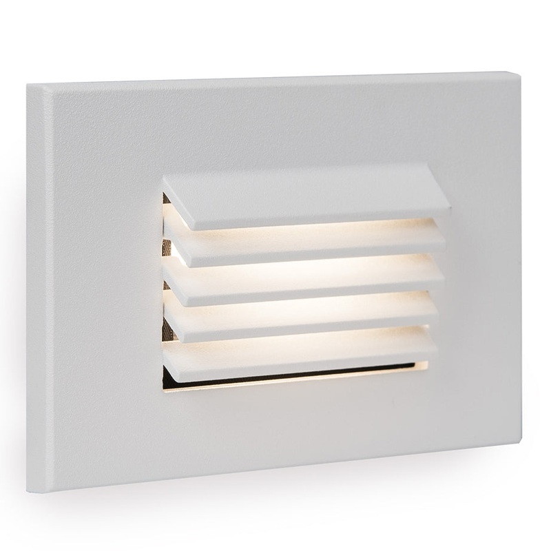 12V Louver Horizontal Landscape Step / Wall Light Amber CCT