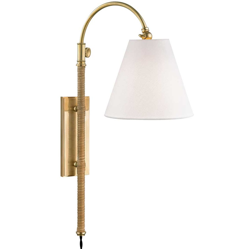 Curves No.1 Plug-in Wall Sconce