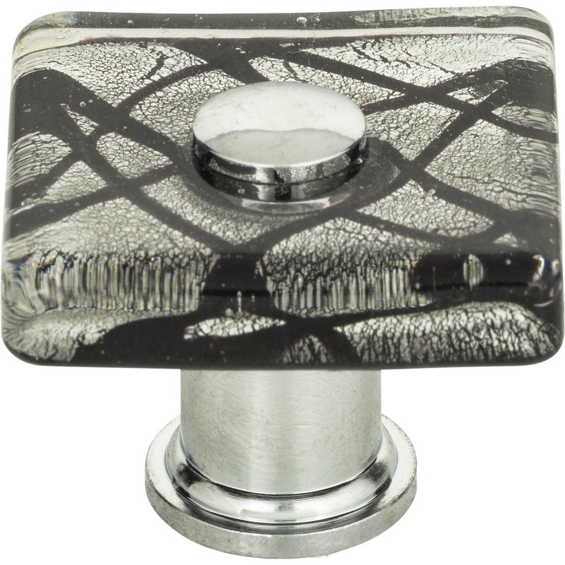 Eclipse Glass Square Knob