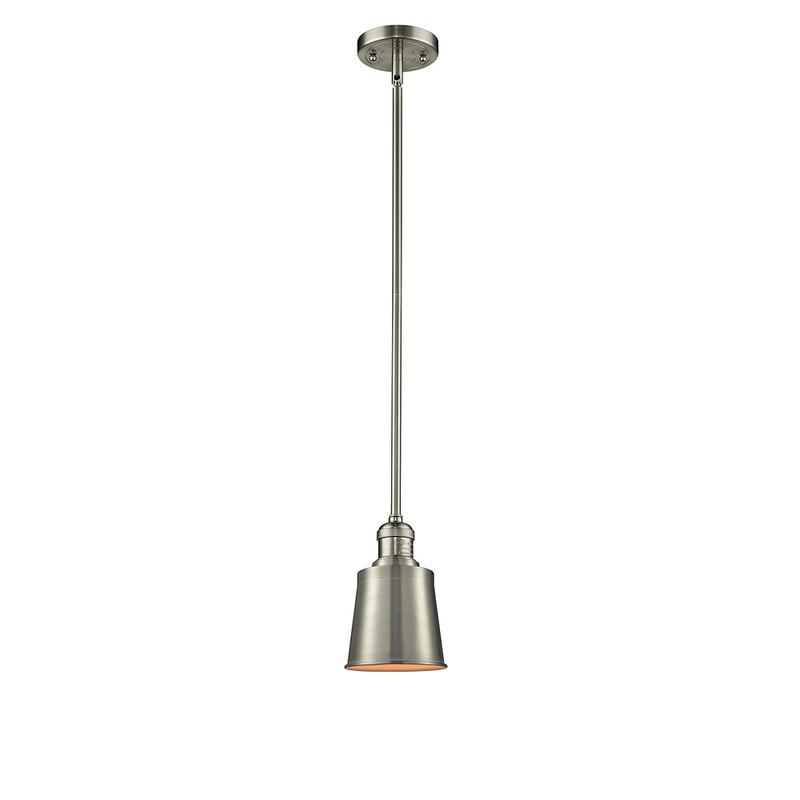 Innovations Lighting Addison 1 Light Mini Pendant Part Of The Franklin Restoration Collection 201S-SN-M9-SN-LED