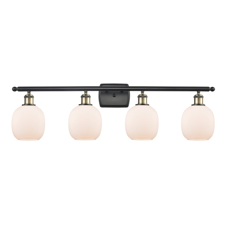 Innovations Lighting Belfast 4 Light Bath Vanity Light Part Of The Ballston Collection 516-4W-BAB-G101