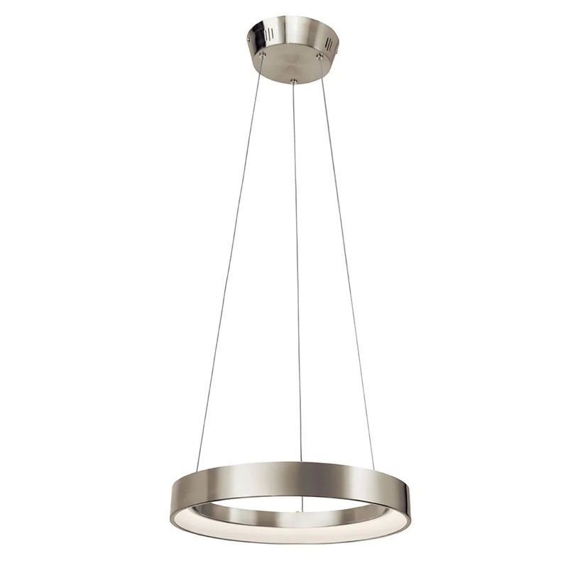 Kichler Fornello 17.75″ 1 Light LED Pendant Brushed Nickel 83260
