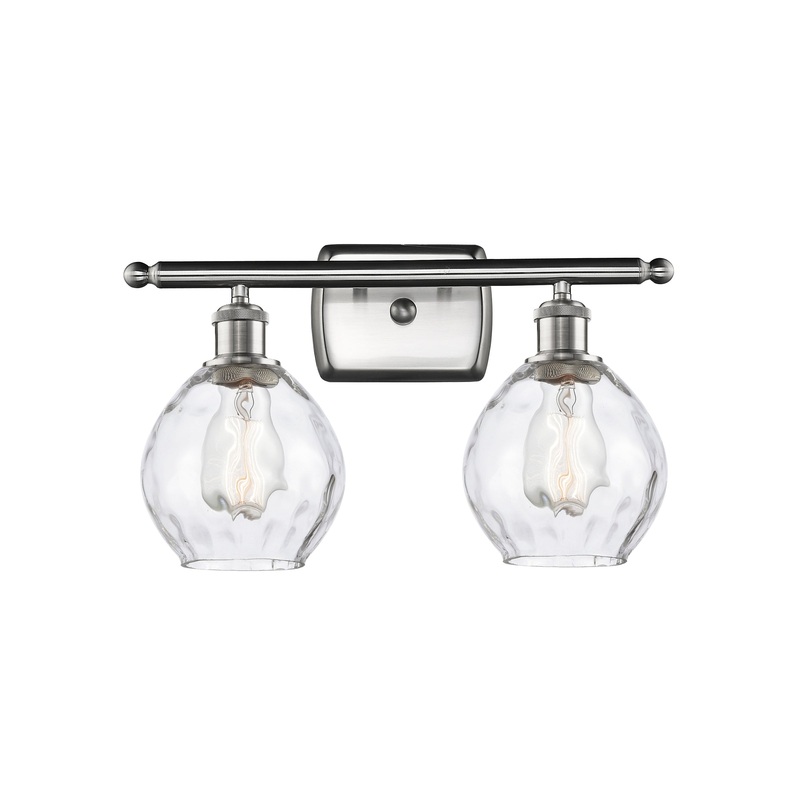 Innovations Lighting Small Waverly 2 Light Bath Vanity Light Part Of The Ballston Collection 516-2W-SN-G362