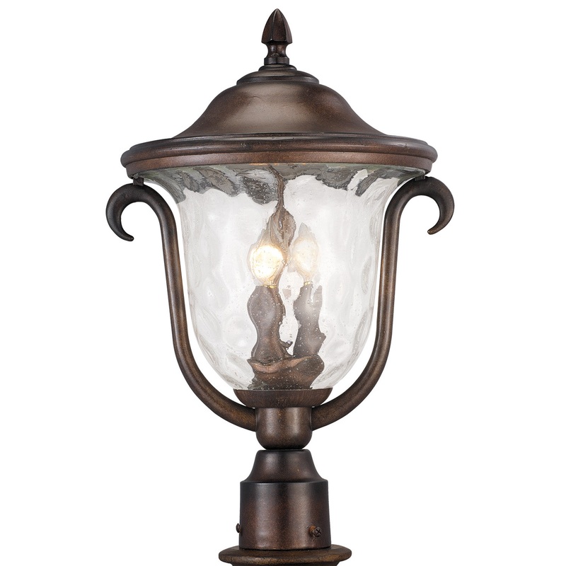 Santa Barbara Outdoor Post Light with Round Base