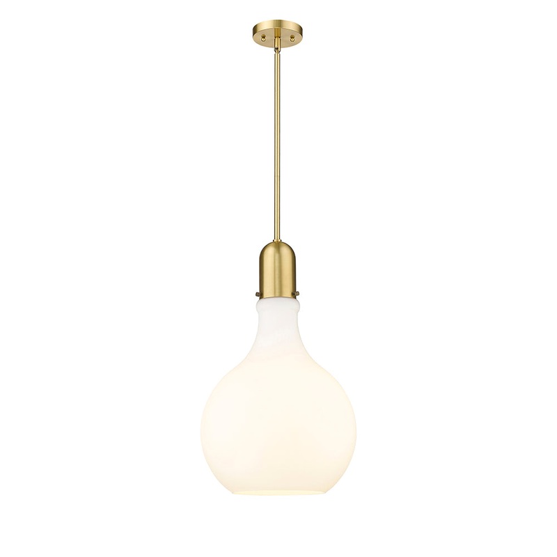 Innovations Lighting Amherst 1 Light 13.75″ Pendant 492-1S-SG-G581-14