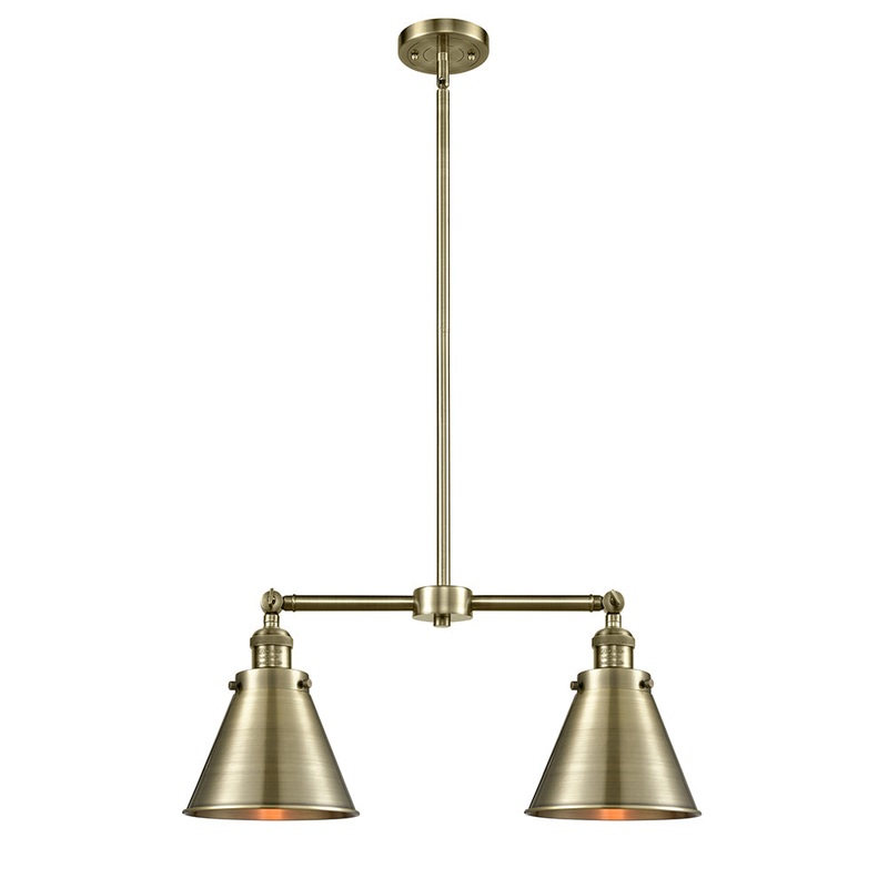 Innovations Lighting Appalachian 2 Light 23″ Island Light 209-AB-M13-AB