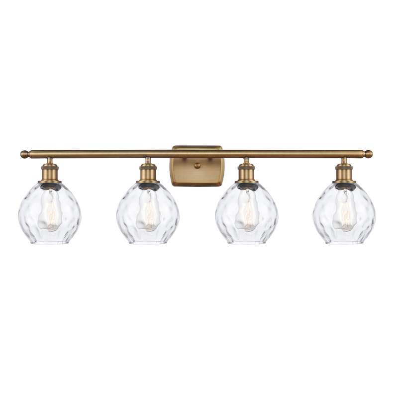 Innovations Lighting Small Waverly 4 Light Bath Vanity Light Part Of The Ballston Collection 516-4W-BB-G362