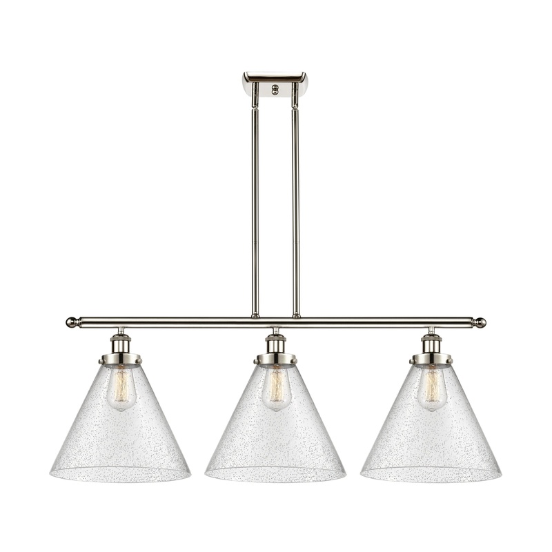 Innovations Lighting X-Large Cone 3 Light Island Light Part Of The Ballston Collection 916-3I-PN-G44-L