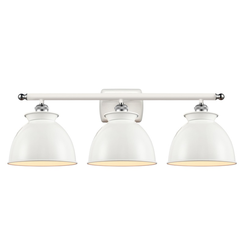 Innovations Lighting Adirondack 3 Light Bath Vanity Light Part Of The Ballston Collection 516-3W-WPC-M14-W