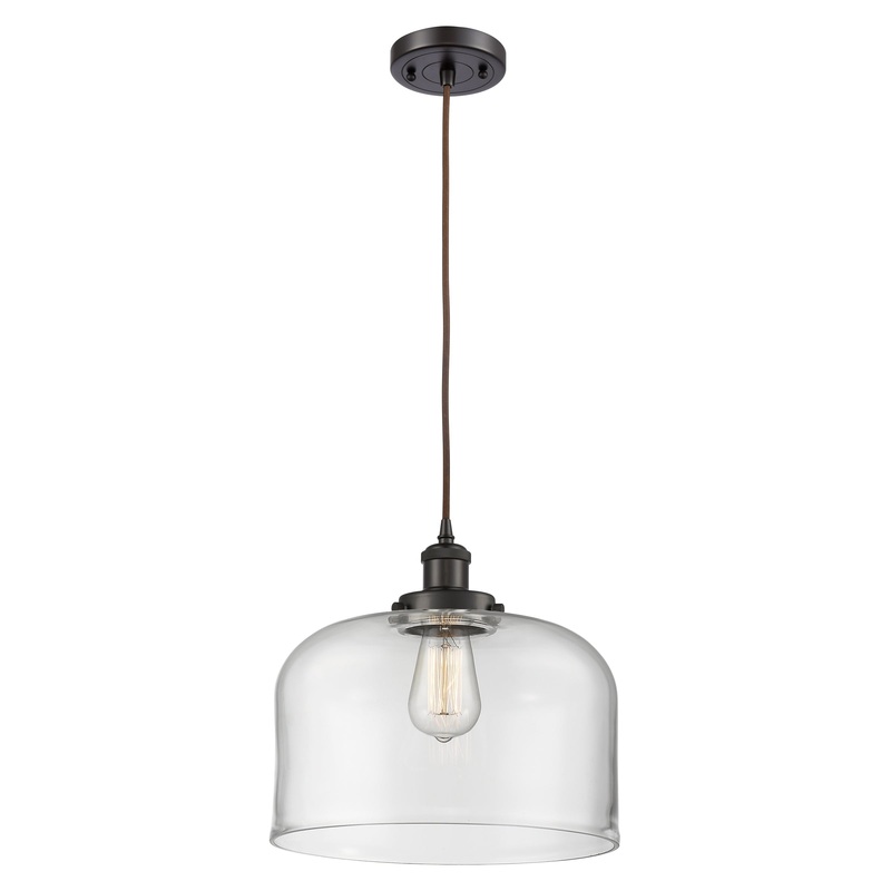 Innovations Lighting X-Large Bell 1 Light Mini Pendant Part Of The Ballston Collection 916-1P-OB-G72-L-LED