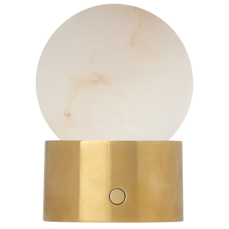 Mina Alabaster Rechargeable Table Lamp