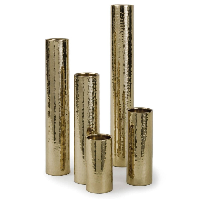 Hammered Vases
