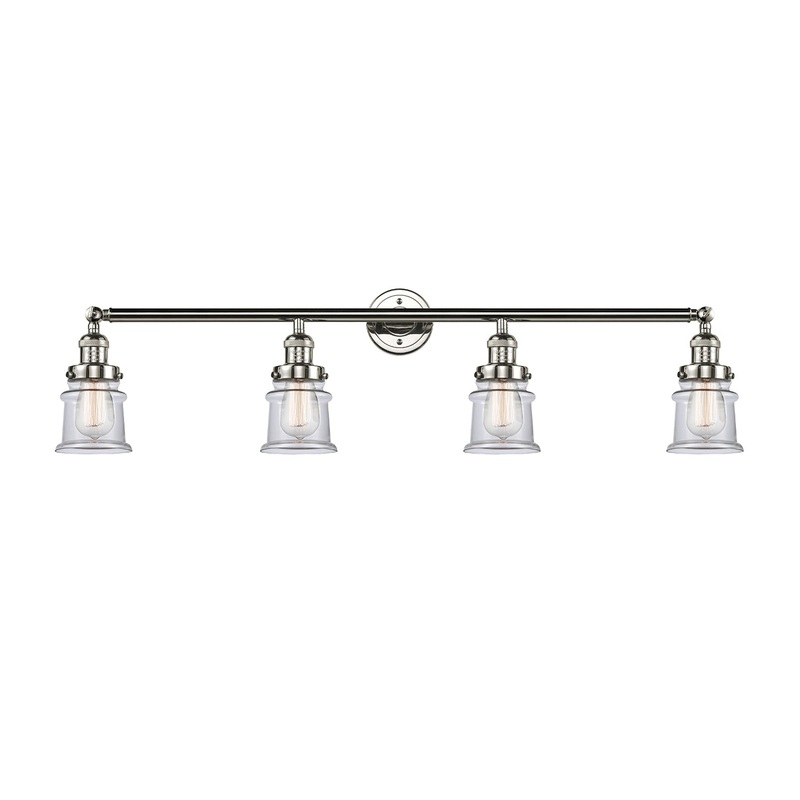 Innovations Lighting Small Canton 4 Light Bath Vanity Light Part Of The Franklin Restoration Collection 215-PN-G182S