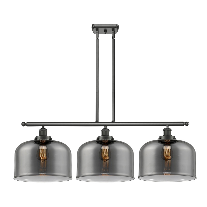 Innovations Lighting X-Large Bell 3 Light Island Light Part Of The Ballston Collection 916-3I-OB-G73-L-LED