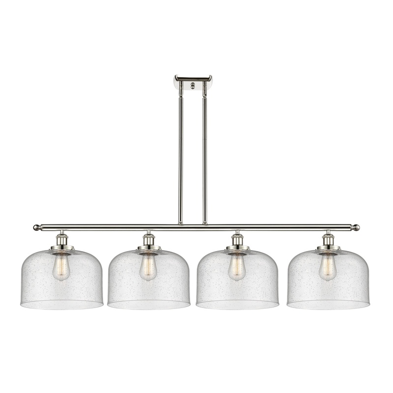 Innovations Lighting X-Large Bell 4 Light Island Light Part Of The Ballston Collection 916-4I-PN-G74-L-LED