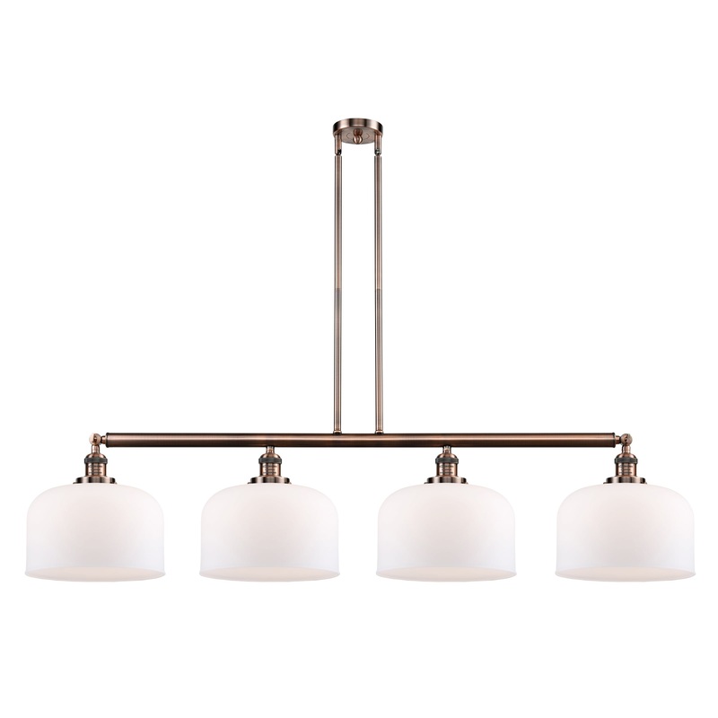Innovations Lighting X-Large Bell 4 Light Island Light Part Of The Franklin Restoration Collection 214-AC-G71-L-LED