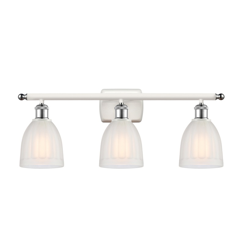 Innovations Lighting Brookfield 3 Light Bath Vanity Light Part Of The Ballston Collection 516-3W-WPC-G441-LED