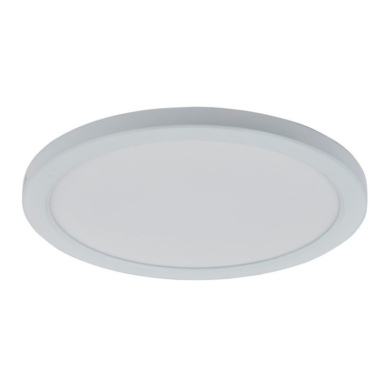 Abra Lighting 12″ Slim Disc Flush Mount with High Output Dimmable LED 30022FM-WH