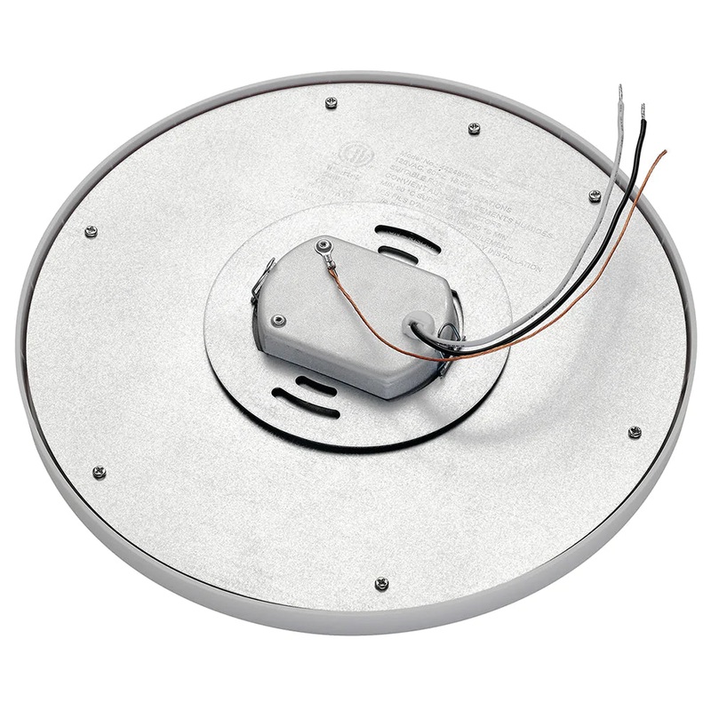 Kichler Zeo 4000K LED 10″ Round Flush Mount White 44246WHLED40