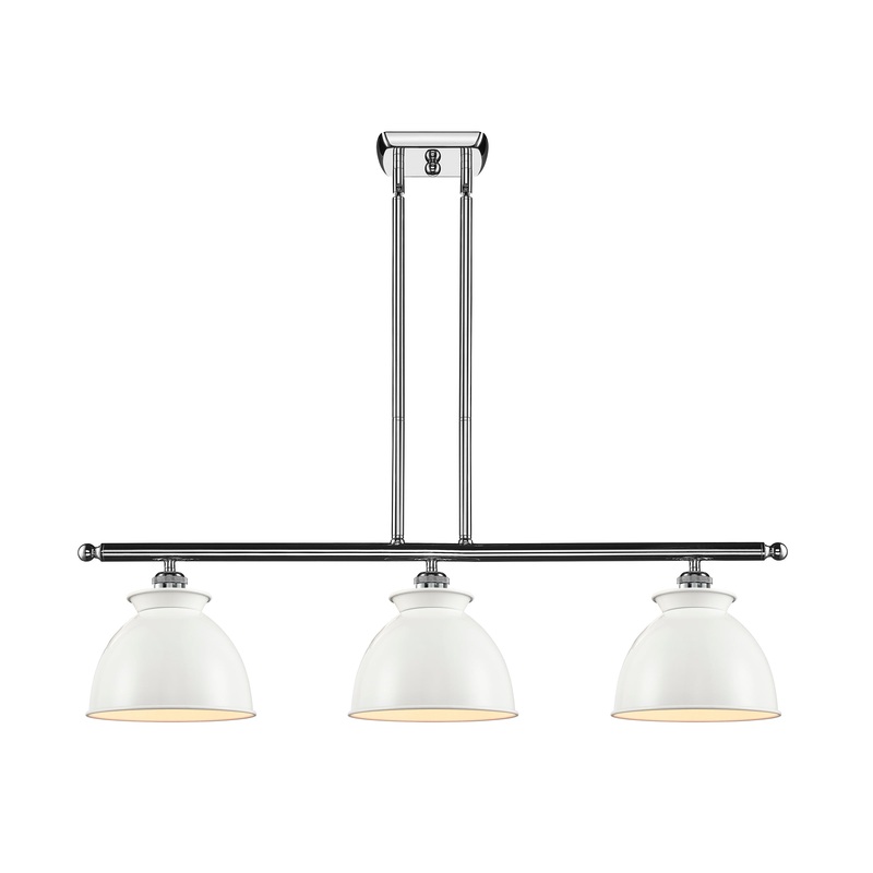 Innovations Lighting Adirondack 3 Light Island Light Part Of The Ballston Collection 516-3I-PC-M14-W-LED