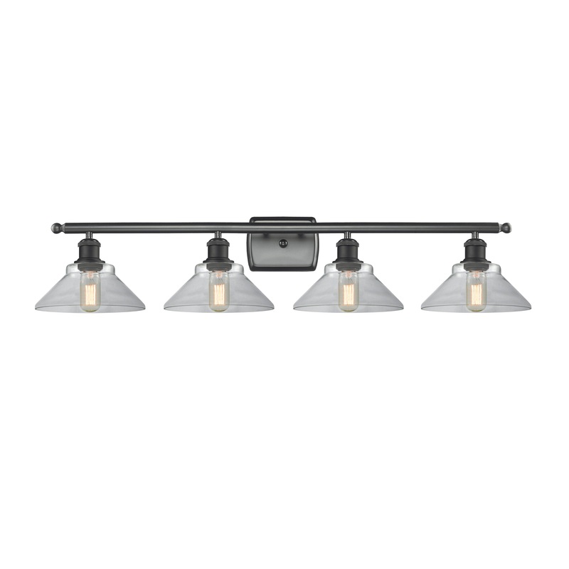 Innovations Lighting Orwell 4 Light Bath Vanity Light Part Of The Ballston Collection 516-4W-BK-G132-LED