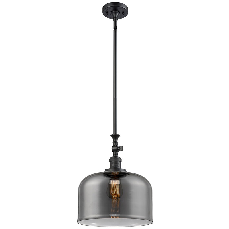 Innovations Lighting X-Large Bell 1 Light Mini Pendant Part Of The Franklin Restoration Collection 206-BK-G73-L-LED
