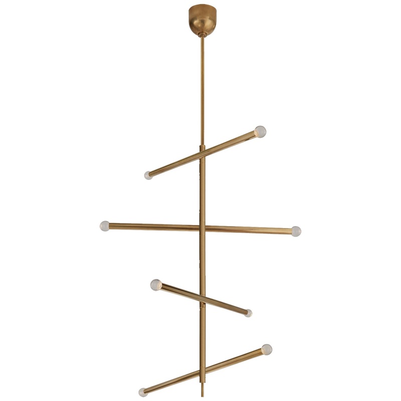 Rousseau Tall Articulating Orb Chandelier