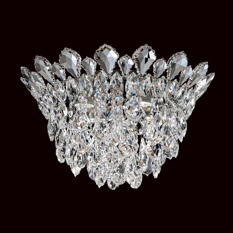 Trilliane Strands Flush Mount