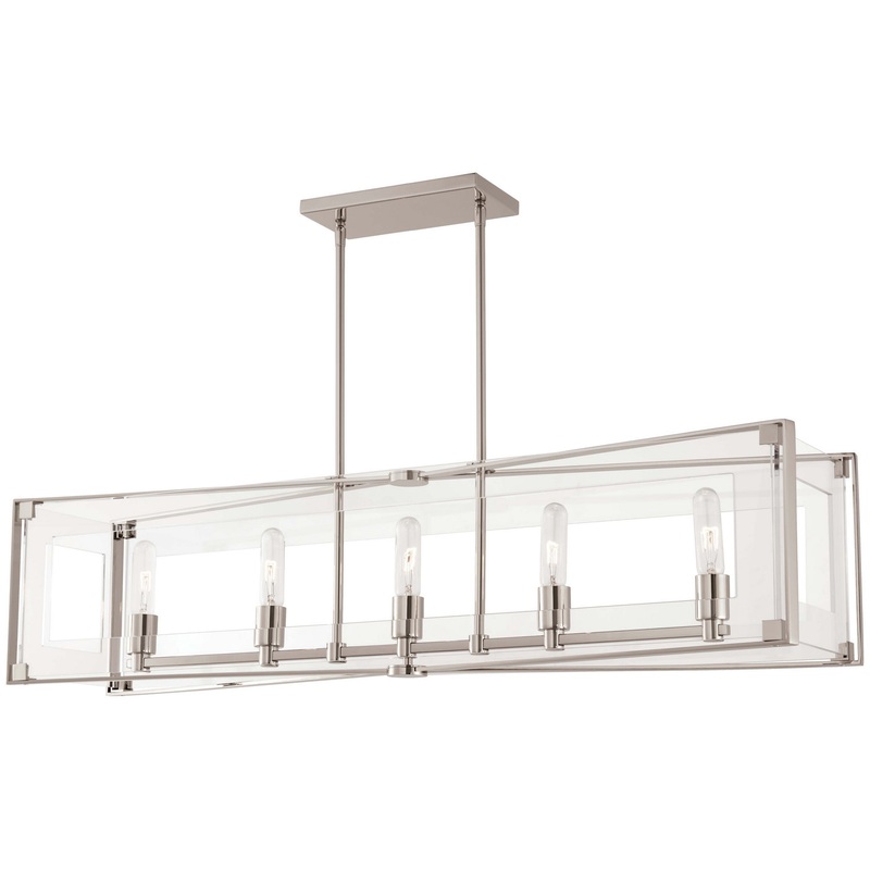 Crystal Clear Linear Pendant