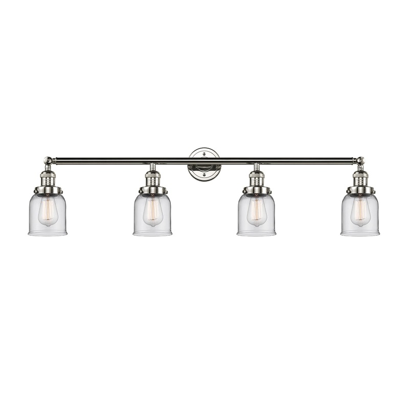 Innovations Lighting Small Bell 4 Light Bath Vanity Light Part Of The Franklin Restoration Collection 215-PN-G52