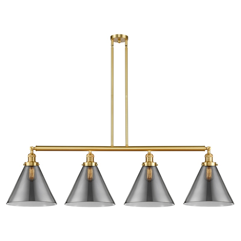 Innovations Lighting X-Large Cone 4 Light Island Light Part Of The Franklin Restoration Collection 214-SG-G43-L