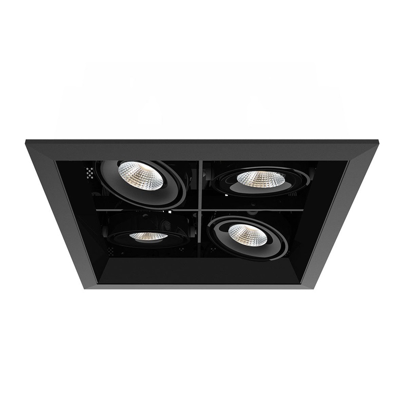 PAR20 LED 2X2 Trim with Remodel Housing