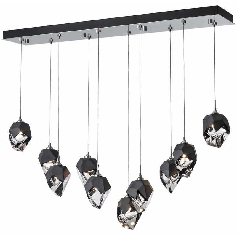 Chrysalis Small Shades Linear Multi Light Pendant