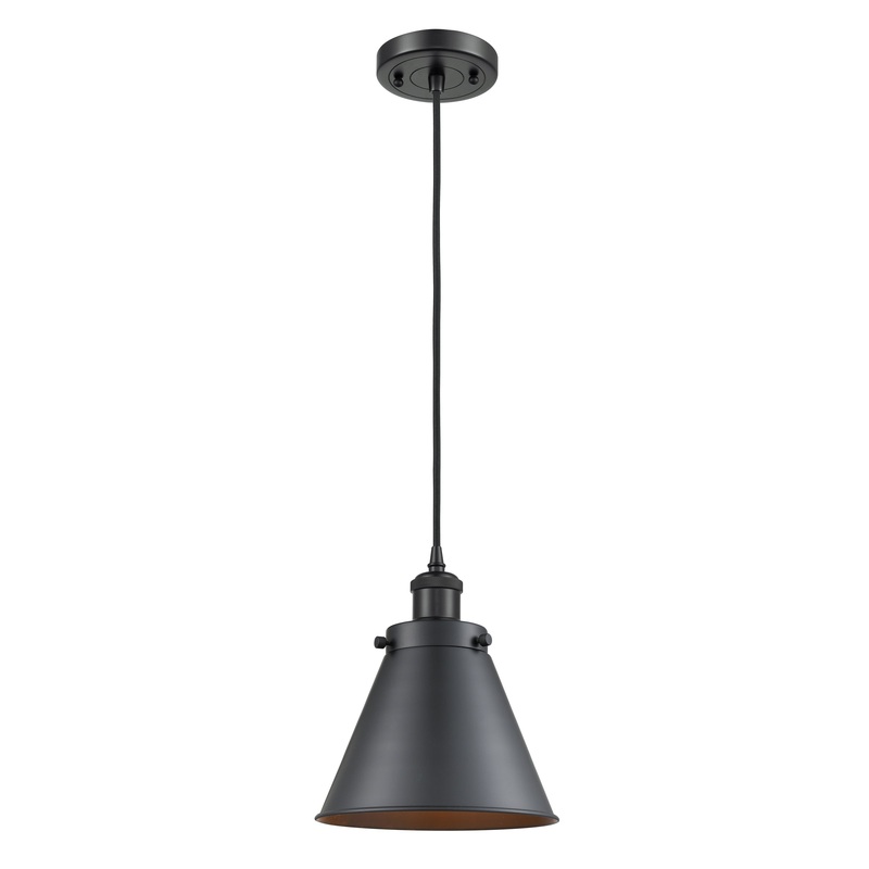 Innovations Lighting Appalachian 1 Light Mini Pendant Part Of The Ballston Collection 916-1P-BK-M13