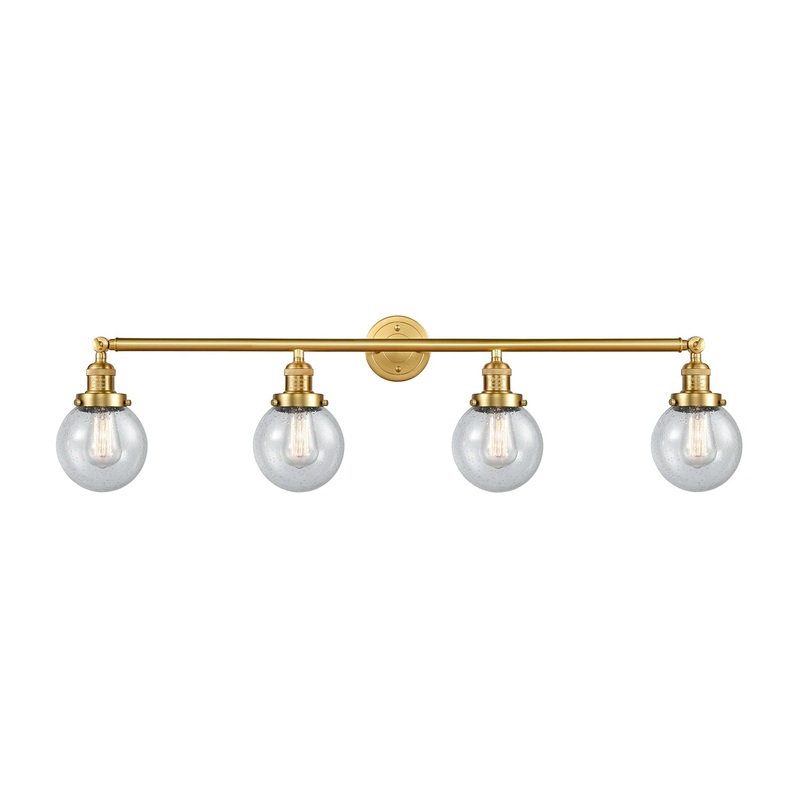 Innovations Lighting Beacon 4 Light 42″ Bath Vanity Light 215-SG-G204-6
