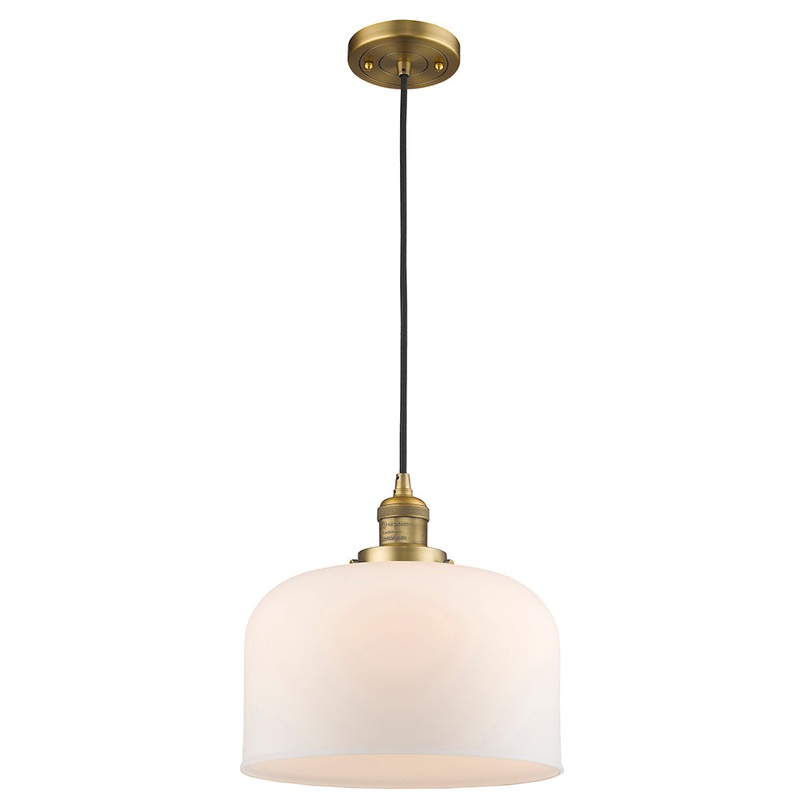 Innovations Lighting X-Large Bell 1 Light Mini Pendant Part Of The Franklin Restoration Collection 201C-BB-G71-L