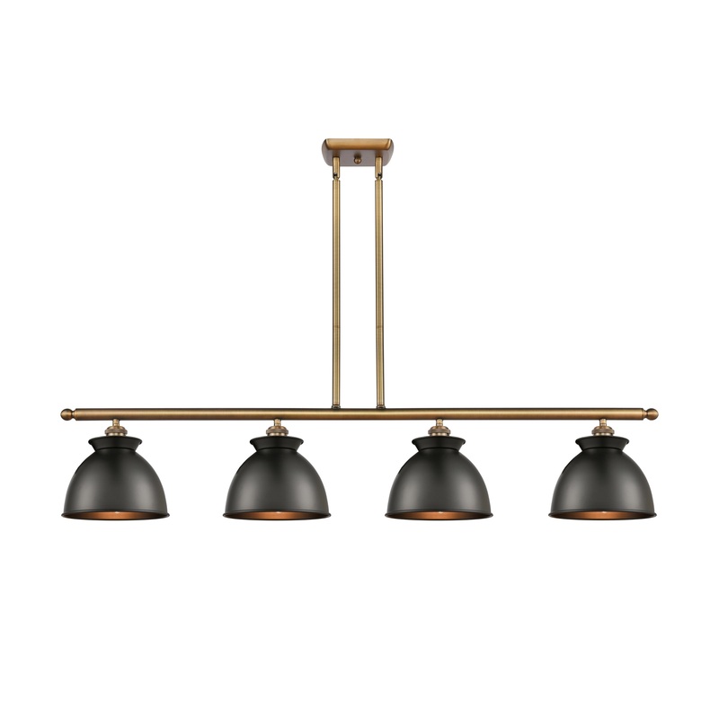 Innovations Lighting Adirondack 4 Light Island Light Part Of The Ballston Collection 516-4I-BB-M14-BK-LED
