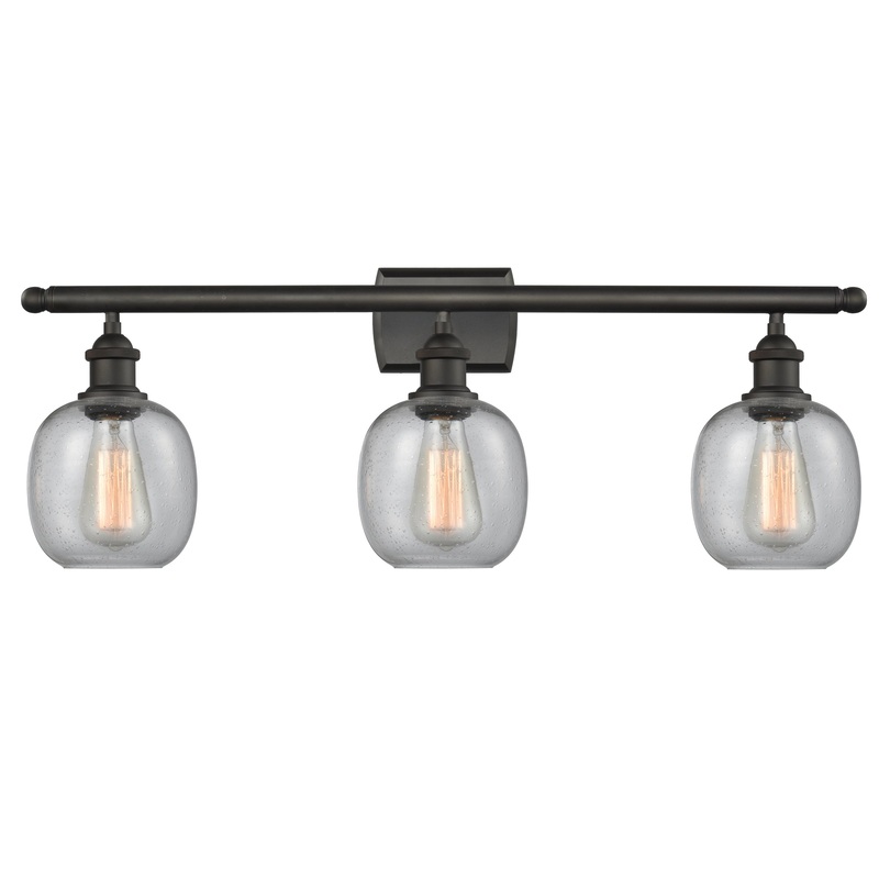 Innovations Lighting Belfast 3 Light Bath Vanity Light Part Of The Ballston Collection 516-3W-OB-G104