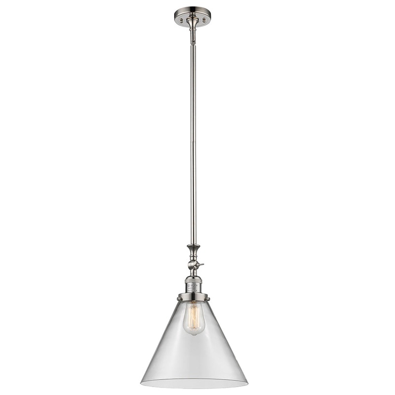 Innovations Lighting X-Large Cone 1 Light Mini Pendant Part Of The Franklin Restoration Collection 206-PN-G42-L-LED