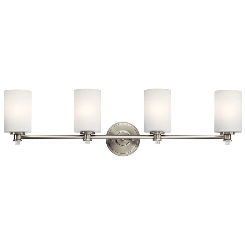 Kichler Joelson 4 Light Vanity Light Brushed Nickel 45924NI