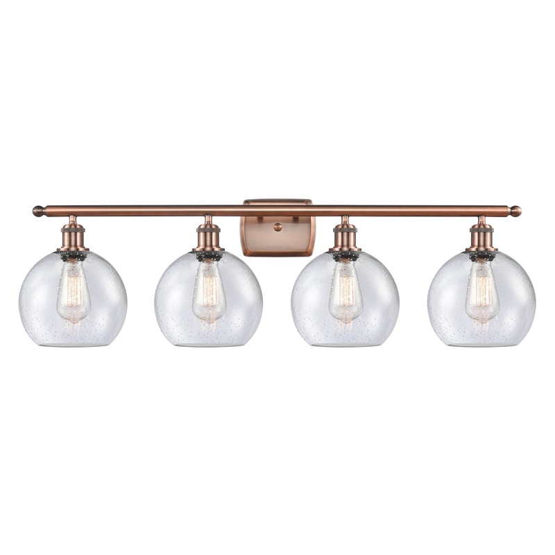 Innovations Lighting Athens 4 Light 36″ Bath Vanity Light 516-4W-AC-G124-8