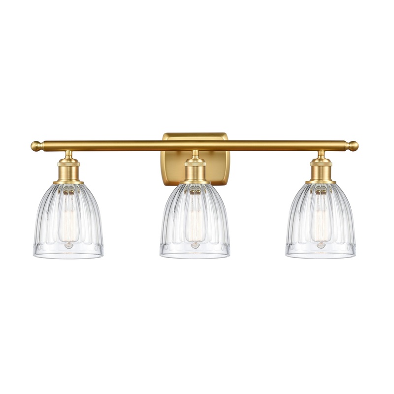 Innovations Lighting Brookfield 3 Light Bath Vanity Light Part Of The Ballston Collection 516-3W-SG-G442