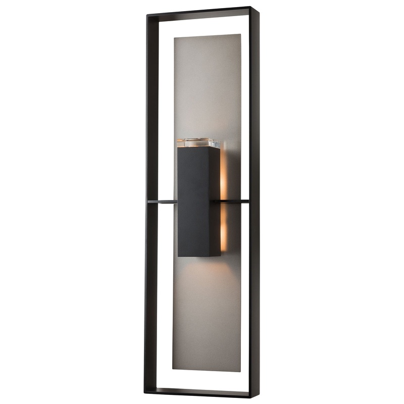 Shadow Box Tall Outdoor Wall Sconce