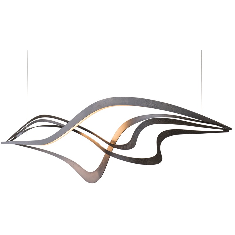 Crossing Waves Linear Pendant