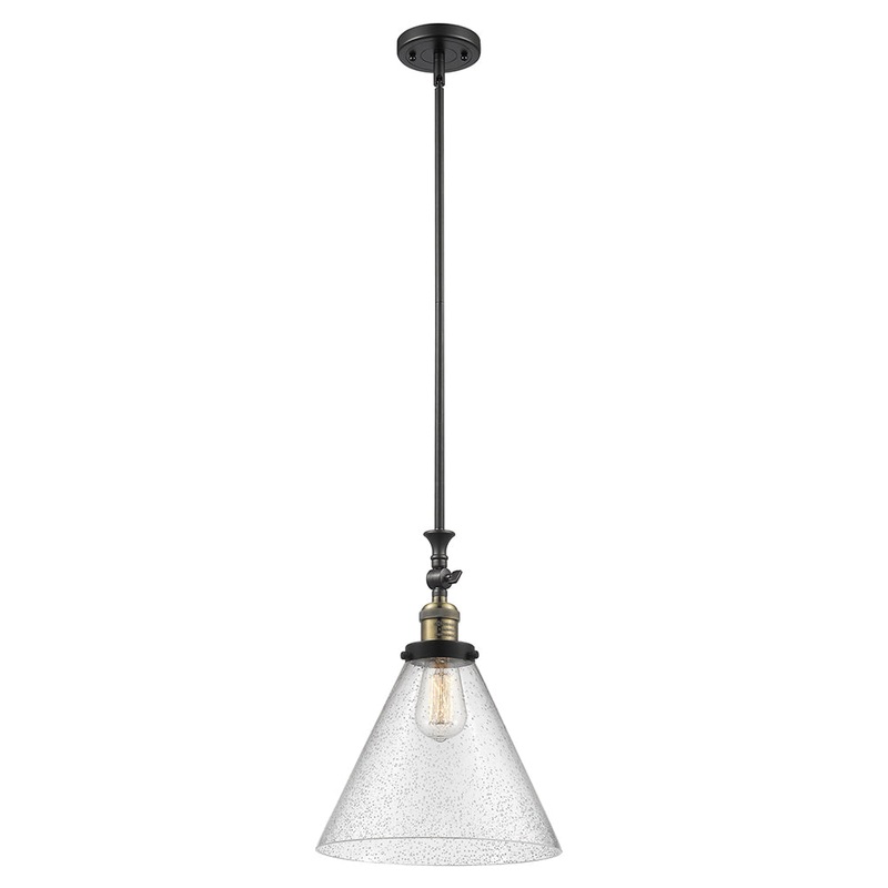 Innovations Lighting X-Large Cone 1 Light Mini Pendant Part Of The Franklin Restoration Collection 206-BAB-G44-L-LED