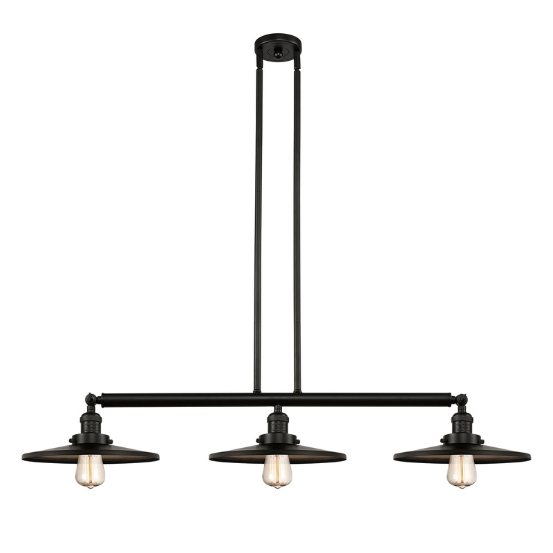 Innovations Lighting Appalachian 3 Light” Island Light 213-BK-MFR-BK-12
