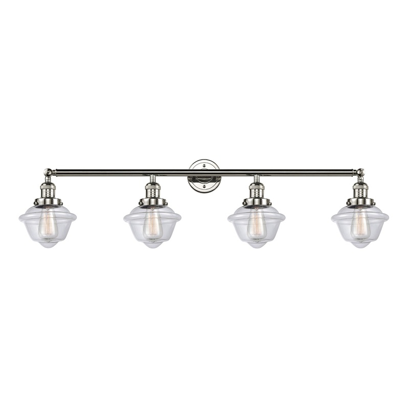 Innovations Lighting Small Oxford 4 Light Bath Vanity Light Part Of The Franklin Restoration Collection 215-PN-G532-LED